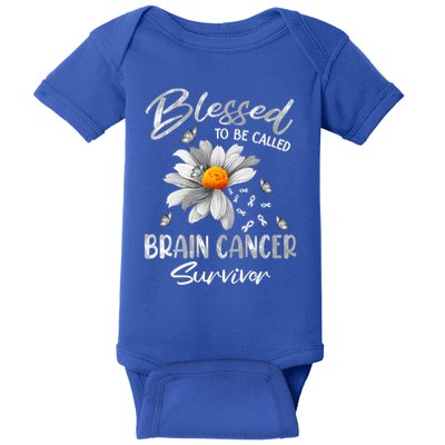 Blessed To Be Called Brain Cancer Survivor Gift Baby Bodysuit