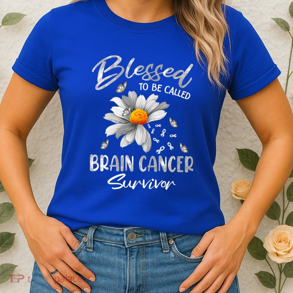 Blessed To Be Called Brain Cancer Survivor Gift Womens T-Shirt