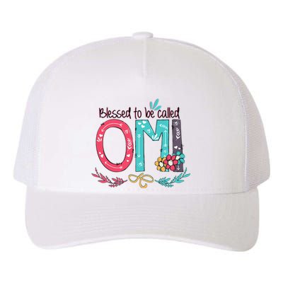 Blessed To Be Called Omi Colorful Grandma Yupoong Adult 5-Panel Trucker Hat