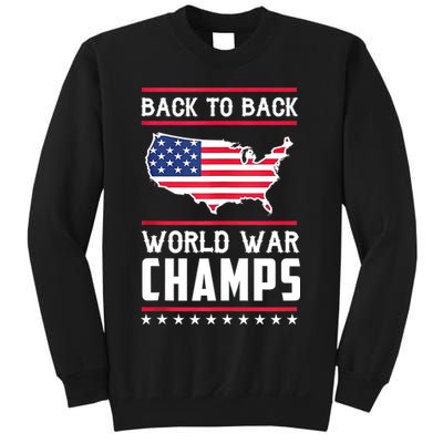 Back To Back Undefeated World War Champs Sweatshirt