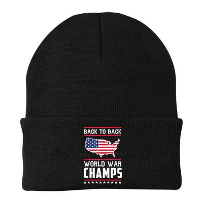 Back To Back Undefeated World War Champs Beanie