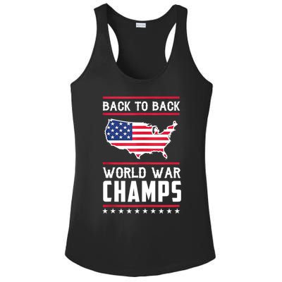 Back To Back Undefeated World War Champs Ladies PosiCharge Competitor Racerback Tank