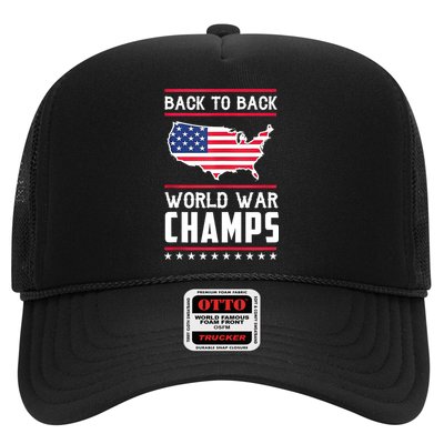 Back To Back Undefeated World War Champs Trucker Hat