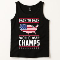 Back To Back Undefeated World War Champs Tank Top