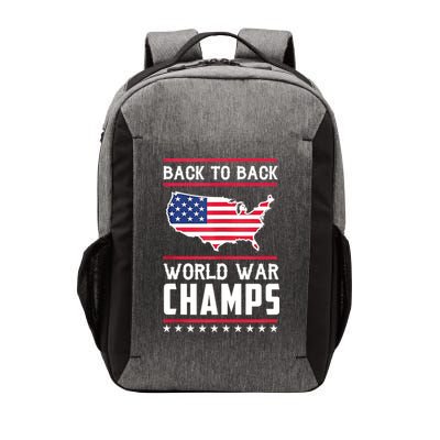 Back To Back Undefeated World War Champs Vector Backpack
