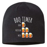 BBQ Timer Beer Drinking Funny Grilling Sustainable Beanie