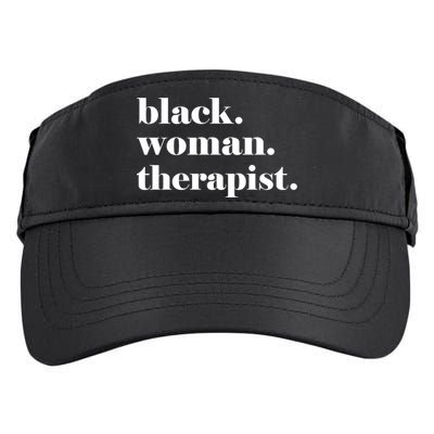 Black Therapist Black Counselor Black Therapist Gift Adult Drive Performance Visor