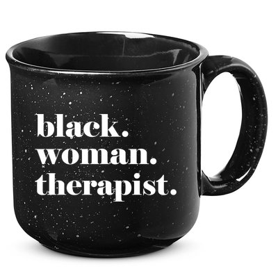 Black Therapist Black Counselor Black Therapist Gift 15oz Campfire Ceramic Mug