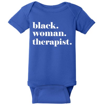 Black Therapist Black Counselor Black Therapist Gift Baby Bodysuit