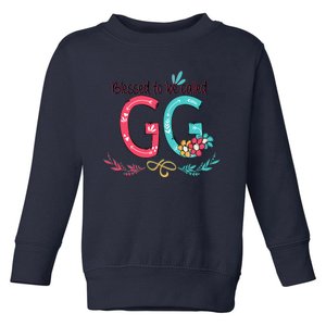 Blessed To Be Called Gg Colorful Gifts Grandma Toddler Sweatshirt