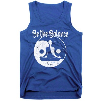 Be The Balance Meditation Namaste Yin Yan Yoga Gift Tank Top