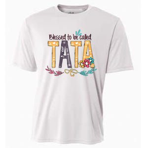 Blessed To Be Called Tata Colorful Grandma Cooling Performance Crew T-Shirt