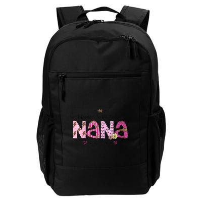 Blessed To Be Called Nana Women Floral Decor Grandma MotherS Day Backpack