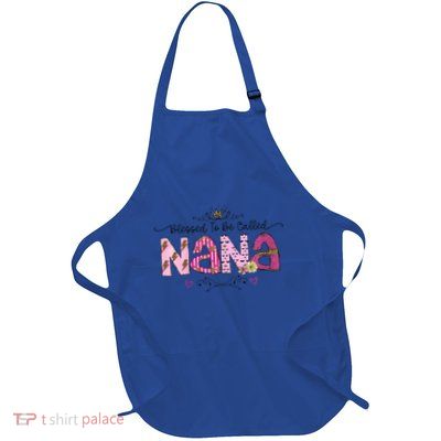 Blessed To Be Called Nana Women Floral Decor Grandma MotherS Day Apron