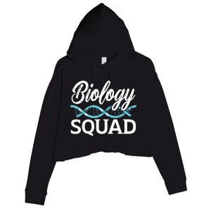 Biology Teacher Biology Student Science Lover Biologist Crop Fleece Hoodie