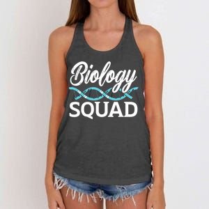 Biology Teacher Biology Student Science Lover Biologist Women's Knotted Racerback Tank