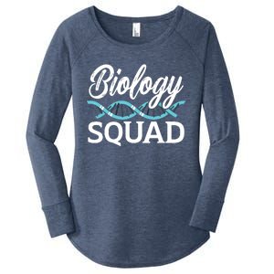 Biology Teacher Biology Student Science Lover Biologist Women's Perfect Tri Tunic Long Sleeve Shirt