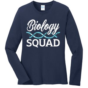 Biology Teacher Biology Student Science Lover Biologist Ladies Long Sleeve Shirt