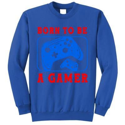 Born To Be A Gamer For Intense Visual Funny Gift Sweatshirt