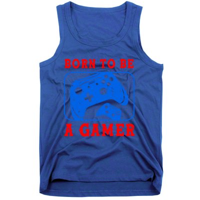 Born To Be A Gamer For Intense Visual Funny Gift Tank Top