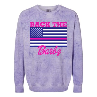 Back The Barbz Colorblast Crewneck Sweatshirt