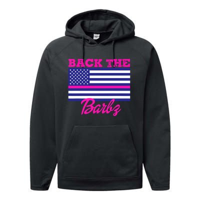 Back The Barbz Performance Fleece Hoodie