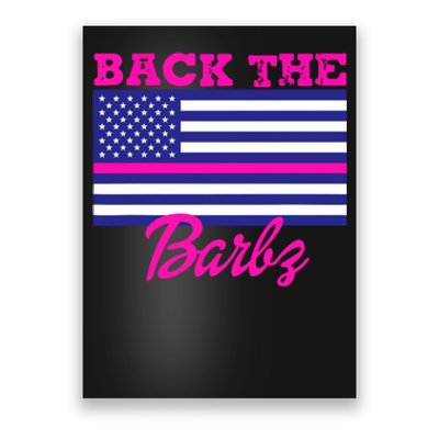 Back The Barbz Poster