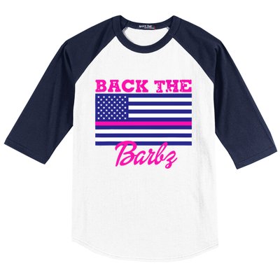 Back The Barbz Baseball Sleeve Shirt