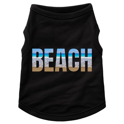 Beach The Beach Is My Happy Place Life Is Better At Beach Great Gift Doggie Tank