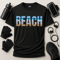 Beach The Beach Is My Happy Place Life Is Better At Beach Great Gift Performance Shirt