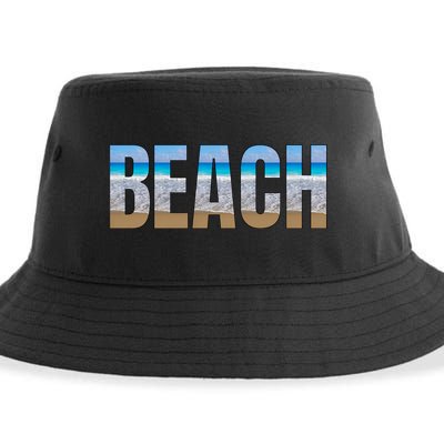 Beach The Beach Is My Happy Place Life Is Better At Beach Great Gift Sustainable Bucket Hat