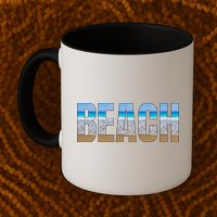 Beach The Beach Is My Happy Place Life Is Better At Beach Great Gift Mug
