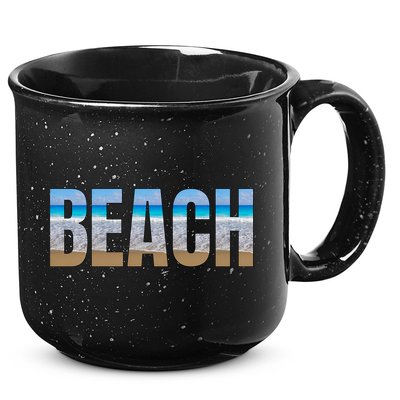 Beach The Beach Is My Happy Place Life Is Better At Beach Great Gift 15oz Campfire Ceramic Mug
