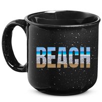 Beach The Beach Is My Happy Place Life Is Better At Beach Great Gift 15oz Campfire Ceramic Mug
