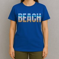 Beach The Beach Is My Happy Place Life Is Better At Beach Great Gift T-Shirt