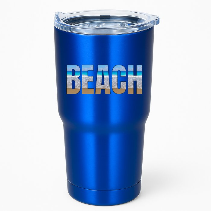 Beach The Beach Is My Happy Place Life Is Better At Beach Great Gift Tumbler