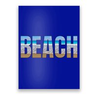 Beach The Beach Is My Happy Place Life Is Better At Beach Great Gift Poster