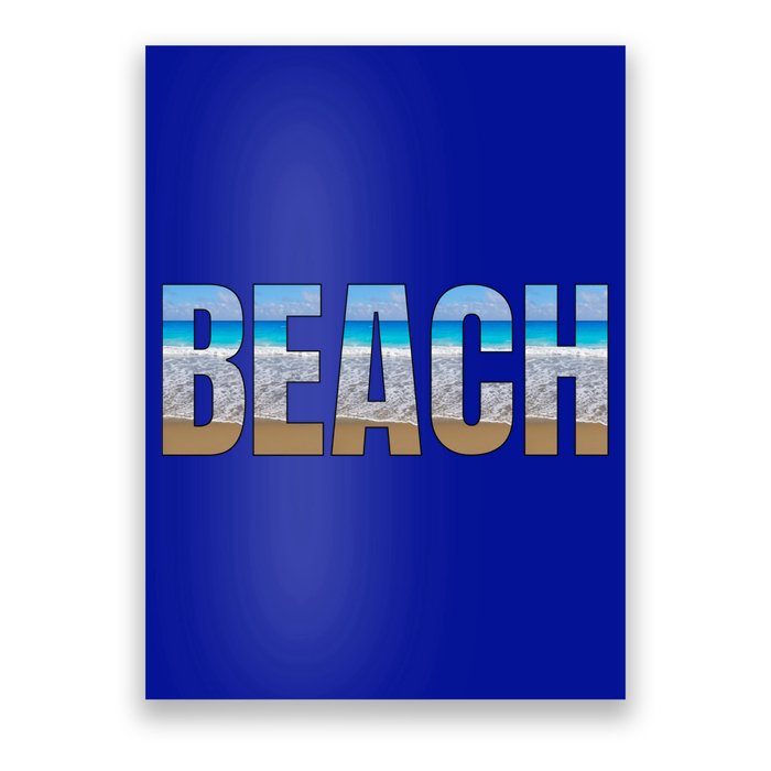 Beach The Beach Is My Happy Place Life Is Better At Beach Great Gift Poster