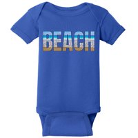 Beach The Beach Is My Happy Place Life Is Better At Beach Great Gift Baby Bodysuit