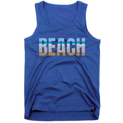 Beach The Beach Is My Happy Place Life Is Better At Beach Great Gift Tank Top