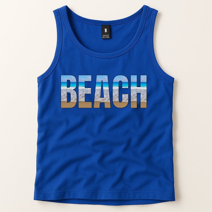 Beach The Beach Is My Happy Place Life Is Better At Beach Great Gift Tank Top