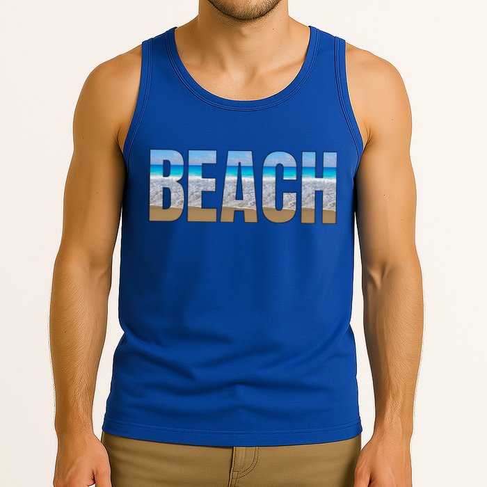 Beach The Beach Is My Happy Place Life Is Better At Beach Great Gift Tank Top