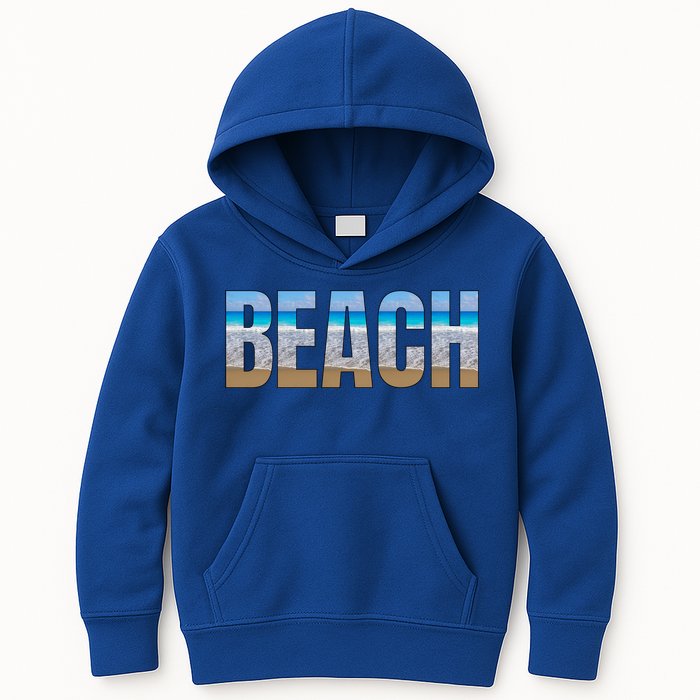 Beach The Beach Is My Happy Place Life Is Better At Beach Great Gift Kids Hoodie
