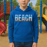 Beach The Beach Is My Happy Place Life Is Better At Beach Great Gift Kids Hoodie