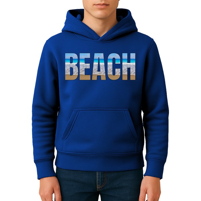 Beach The Beach Is My Happy Place Life Is Better At Beach Great Gift Kids Hoodie