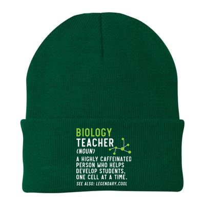 Biology Teacher Biology Student Science Lover Biologist Knit Cap Winter Beanie