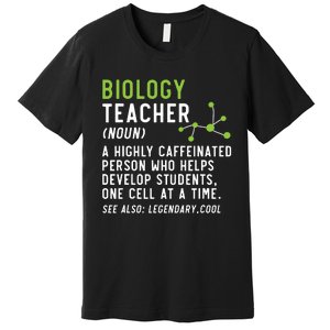 Biology Teacher Biology Student Science Lover Biologist Premium T-Shirt