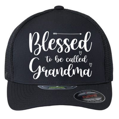 Blessed To Be Called Grandma Flexfit Unipanel Trucker Cap