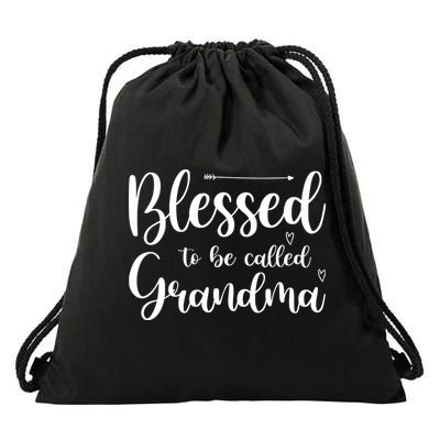 Blessed To Be Called Grandma Drawstring Bag