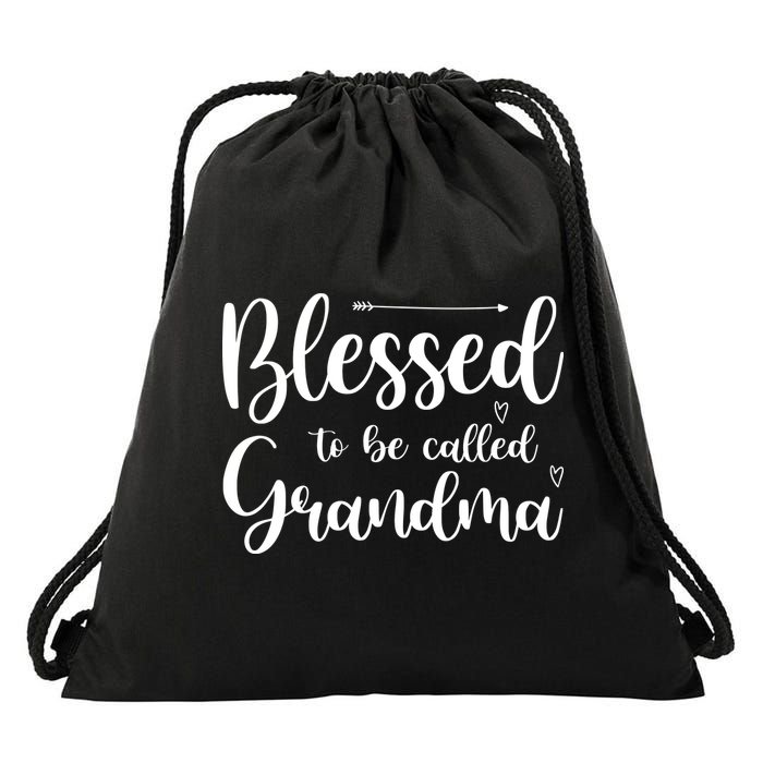 Blessed To Be Called Grandma Drawstring Bag